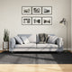 Vidaxl vloerkleed iza laagpolig scandinavisch 160x230 cm antraciet