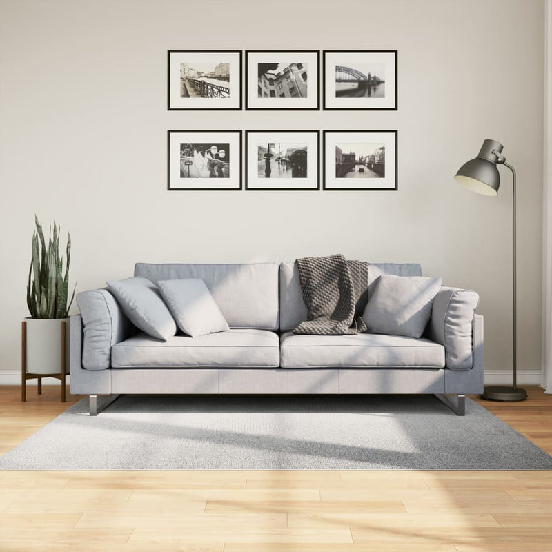 Load image into Gallery viewer, Vidaxl vloerkleed iza laagpolig scandinavisch 120x170 cm grijs
