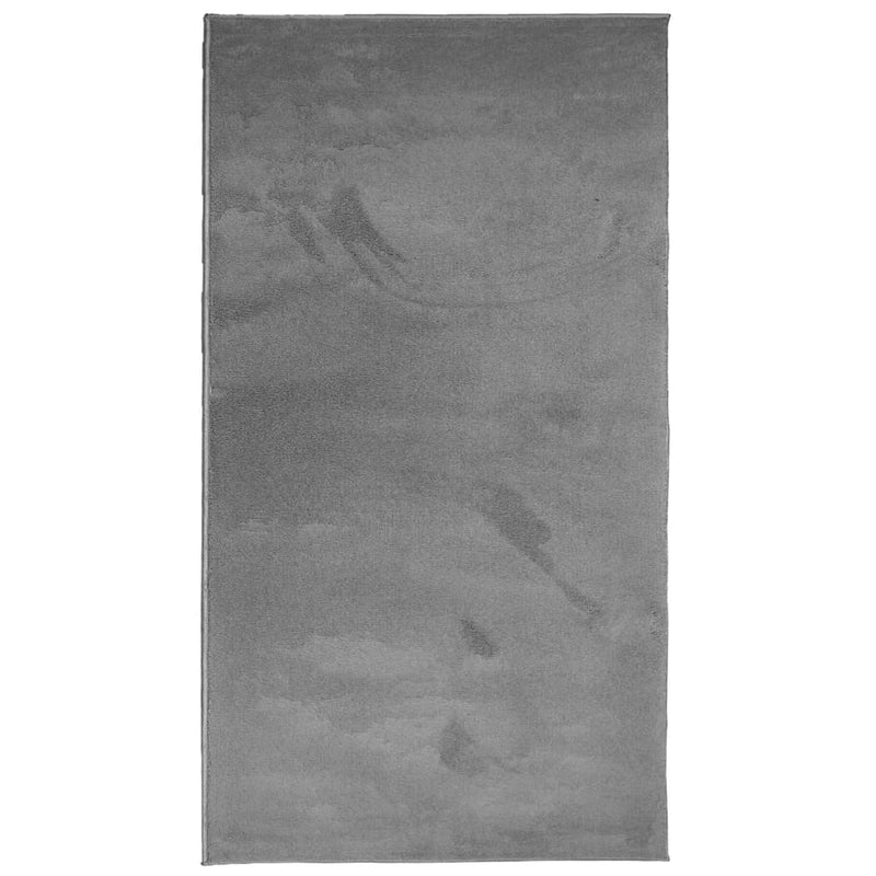 Load image into Gallery viewer, Vidaxl vloerkleed oviedo laagpolig 60x110 cm antracietkleurig
