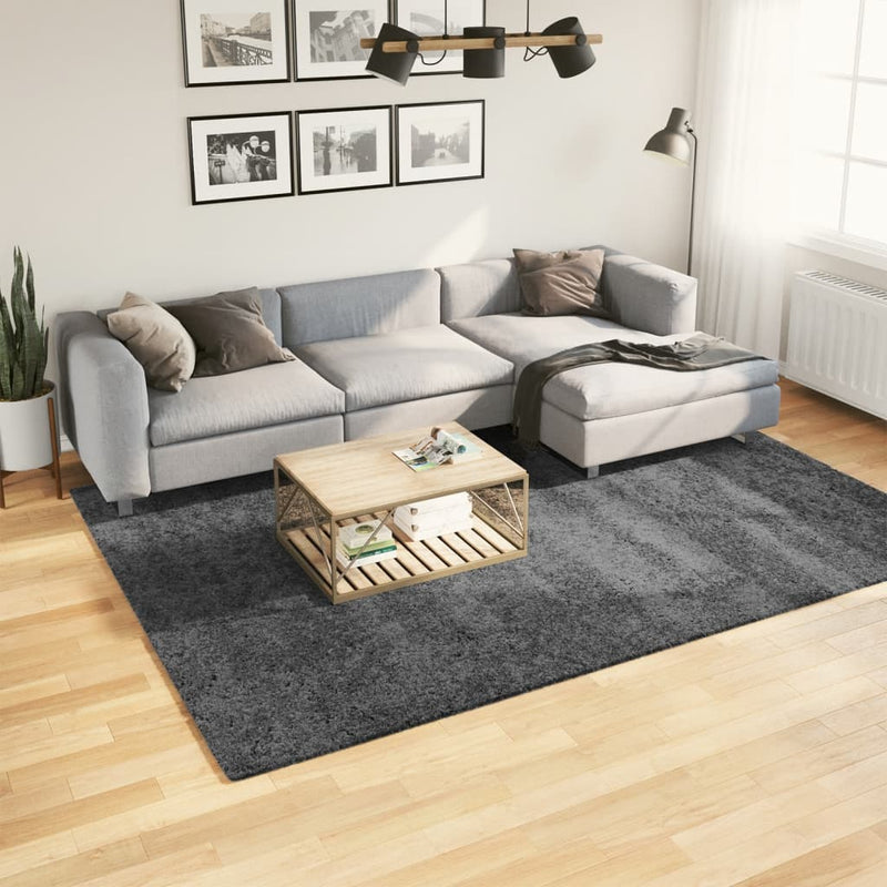 Load image into Gallery viewer, Vidaxl vloerkleed oviedo laagpolig 200x280 cm antracietkleurig
