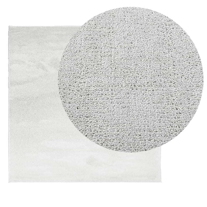 Load image into Gallery viewer, VidaXL Vloerkleed OVIEDO laagpolig 160x160 cm grijs

