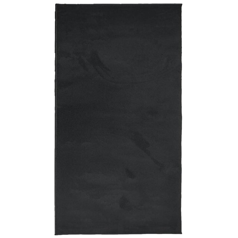 Load image into Gallery viewer, Vidaxl vloerkleed oviedo laagpolig 60x110 cm zwart
