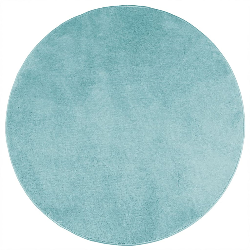 Load image into Gallery viewer, Vidaxl vloerkleed oviedo laagpolig ø 80 cm groen
