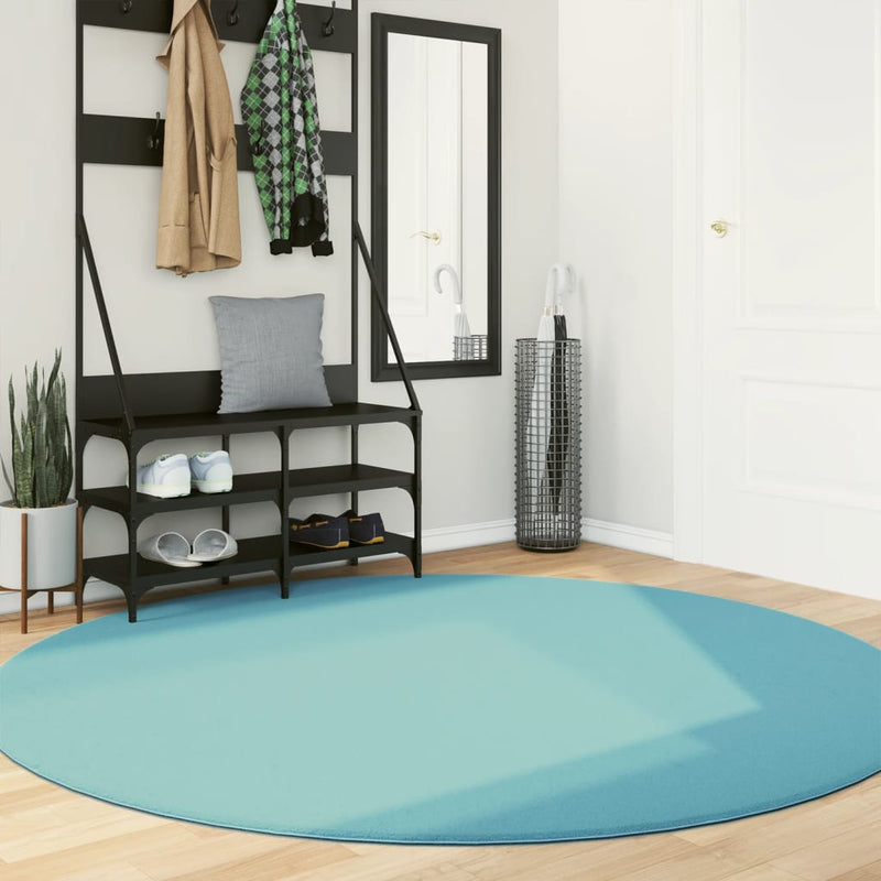 Load image into Gallery viewer, Vidaxl vloerkleed oviedo laagpolig ø 200 cm groen
