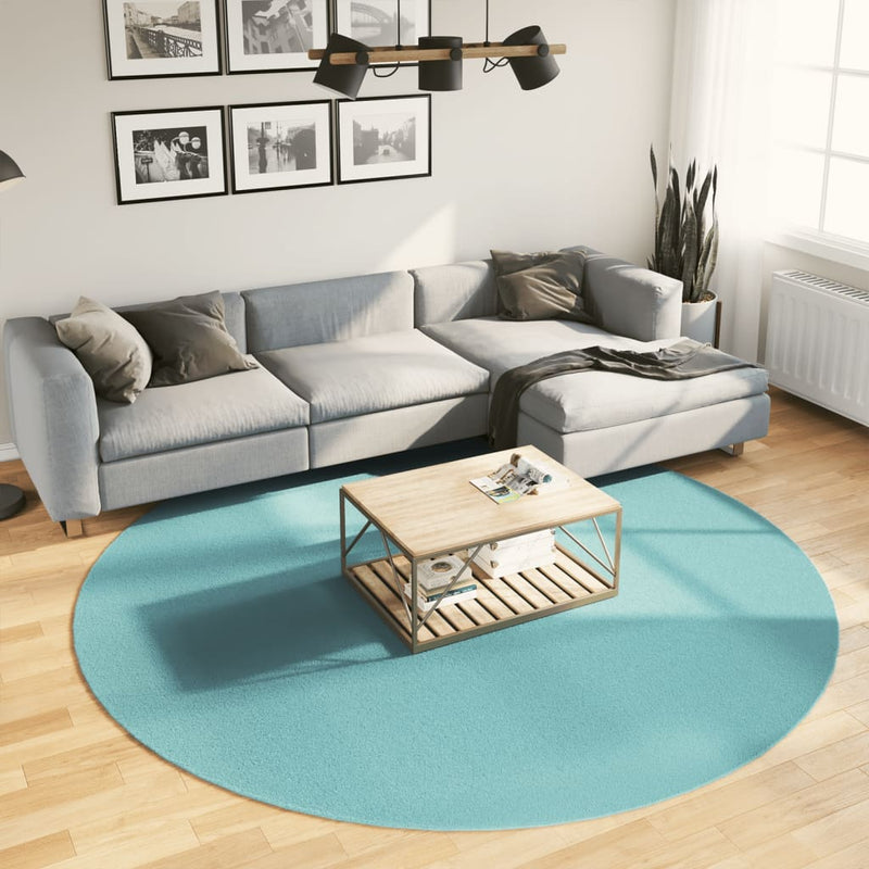 Load image into Gallery viewer, Vidaxl vloerkleed oviedo laagpolig ø 240 cm groen
