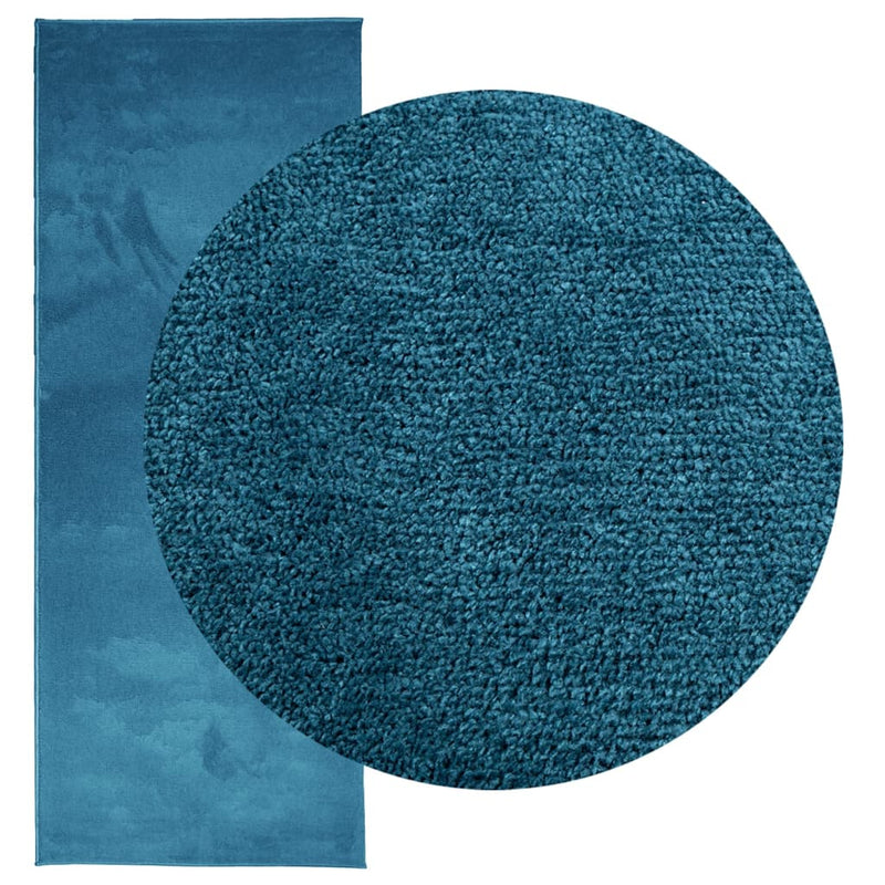 Load image into Gallery viewer, Vidaxl vloerkleed oviedo laagpolig 80x200 cm turquoise
