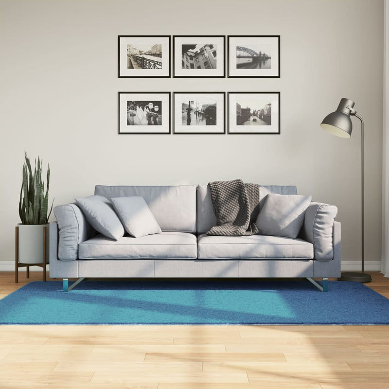 Load image into Gallery viewer, Vidaxl vloerkleed oviedo laagpolig 100x200 cm turquoise
