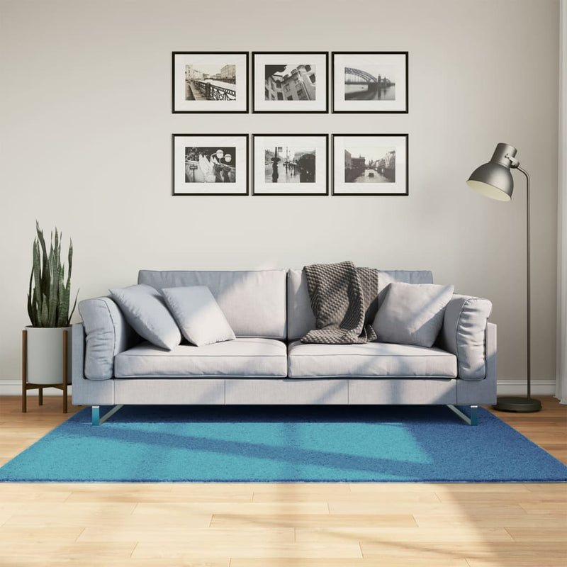 Load image into Gallery viewer, Vidaxl vloerkleed oviedo laagpolig 120x170 cm turquoise
