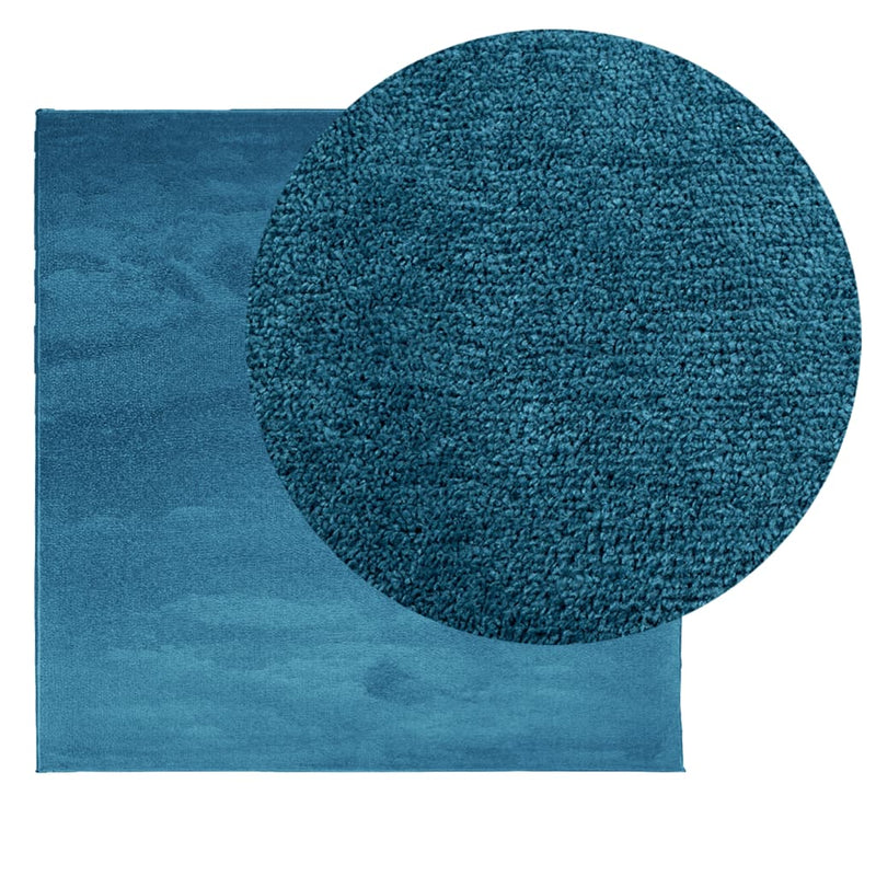 Load image into Gallery viewer, Vidaxl vloerkleed oviedo laagpolig 200x200 cm turquoise
