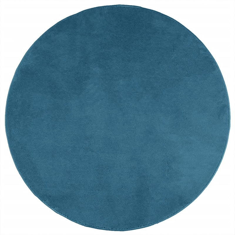 Load image into Gallery viewer, Vidaxl vloerkleed oviedo laagpolig ø 120 cm turquoise
