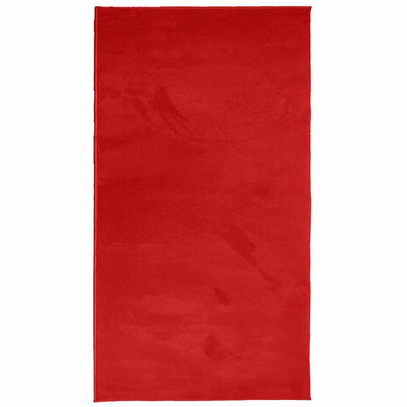 Load image into Gallery viewer, Vidaxl vloerkleed oviedo laagpolig 80x150 cm rood
