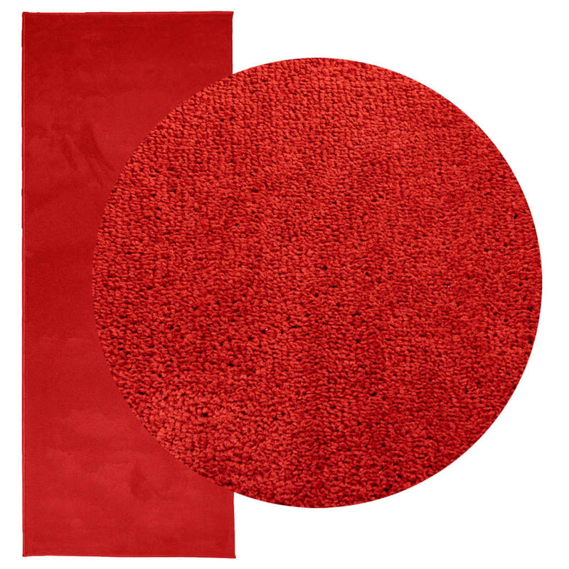 Load image into Gallery viewer, Vidaxl vloerkleed oviedo laagpolig 80x200 cm rood
