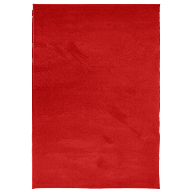 Load image into Gallery viewer, Vidaxl vloerkleed oviedo laagpolig 120x170 cm rood
