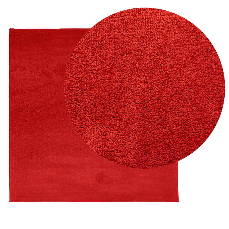 Load image into Gallery viewer, Vidaxl vloerkleed oviedo laagpolig 200x200 cm rood
