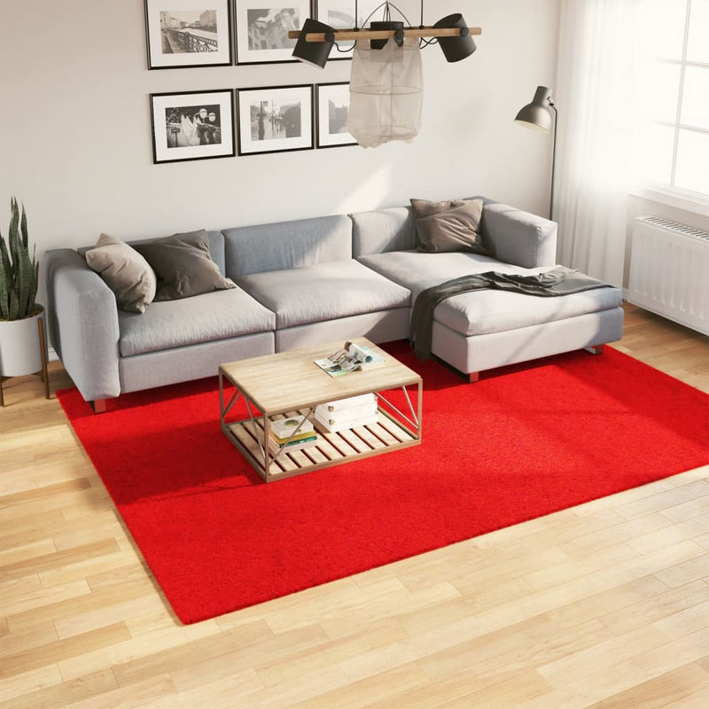 Load image into Gallery viewer, Vidaxl vloerkleed oviedo laagpolig 200x280 cm rood
