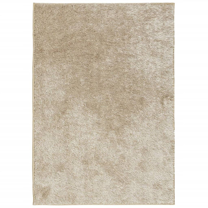 Load image into Gallery viewer, Vidaxl vloerkleed istan hoogpolig glanzend 160x230 cm beige
