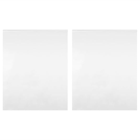 Vidaxl spiegelfolies 2 stuks zelfklevend 45x200 cm pet