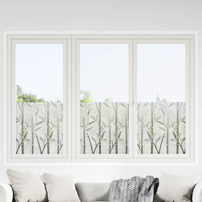 Load image into Gallery viewer, Vidaxl raamfolies 2 st mat bamboepatroon pvc
