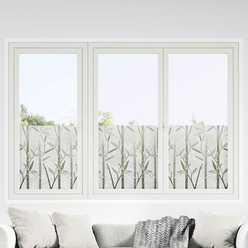 Load image into Gallery viewer, Vidaxl raamfolies 4 st mat bamboepatroon pvc
