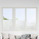 VidaXL Raamfolies 2 st mat sterrenpatroon PVC
