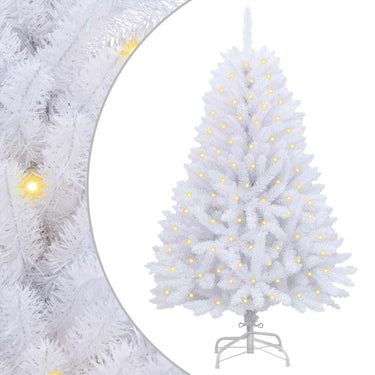 Vidaxl kunstkerstboom met 150 led wit 150 cm pvc en metaal