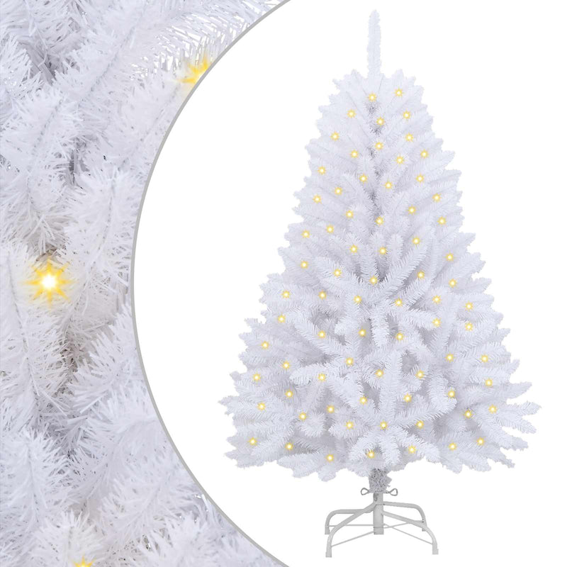 Load image into Gallery viewer, Vidaxl kunstkerstboom met 150 led wit 150 cm pvc en metaal
