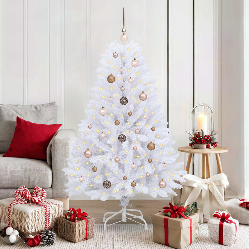 Load image into Gallery viewer, Vidaxl kunstkerstboom wit 80 x 80 x 150 cm pvc en metaal
