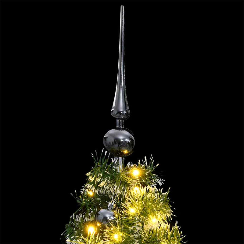 Load image into Gallery viewer, Vidaxl kunstkerstboom 150 led's kerstballen en sneeuw 150 cm
