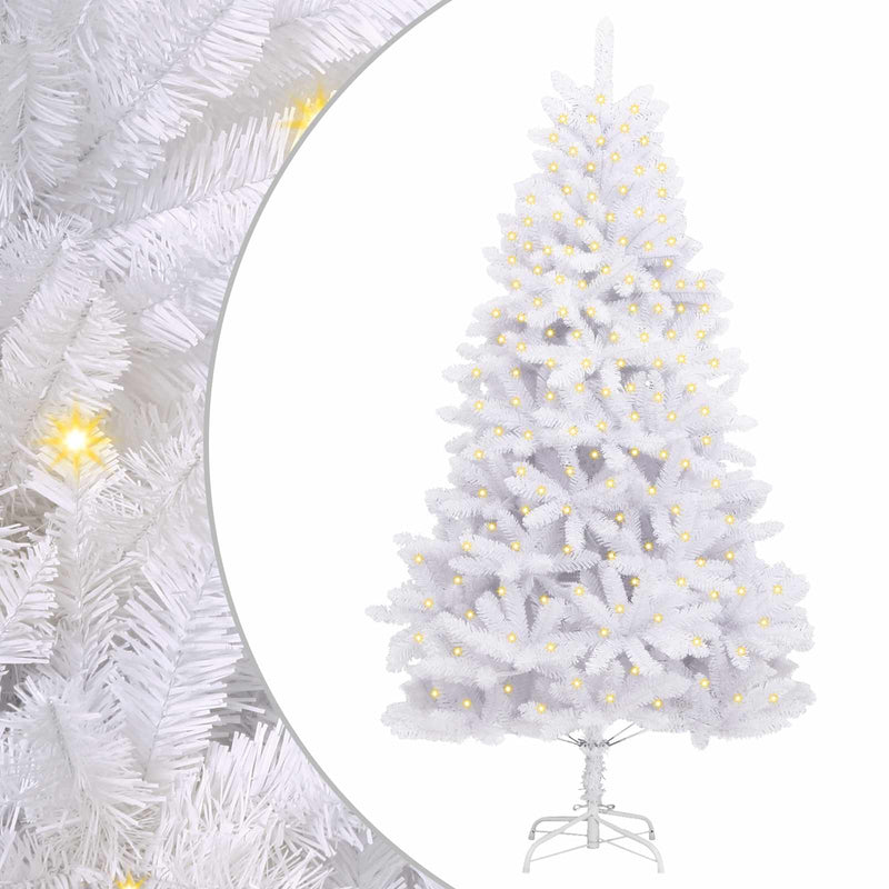 Afbeelding laden in galerijviewer, Vidaxl kunstkerstboom met 300 led wit 300 cm pvc en metaal
