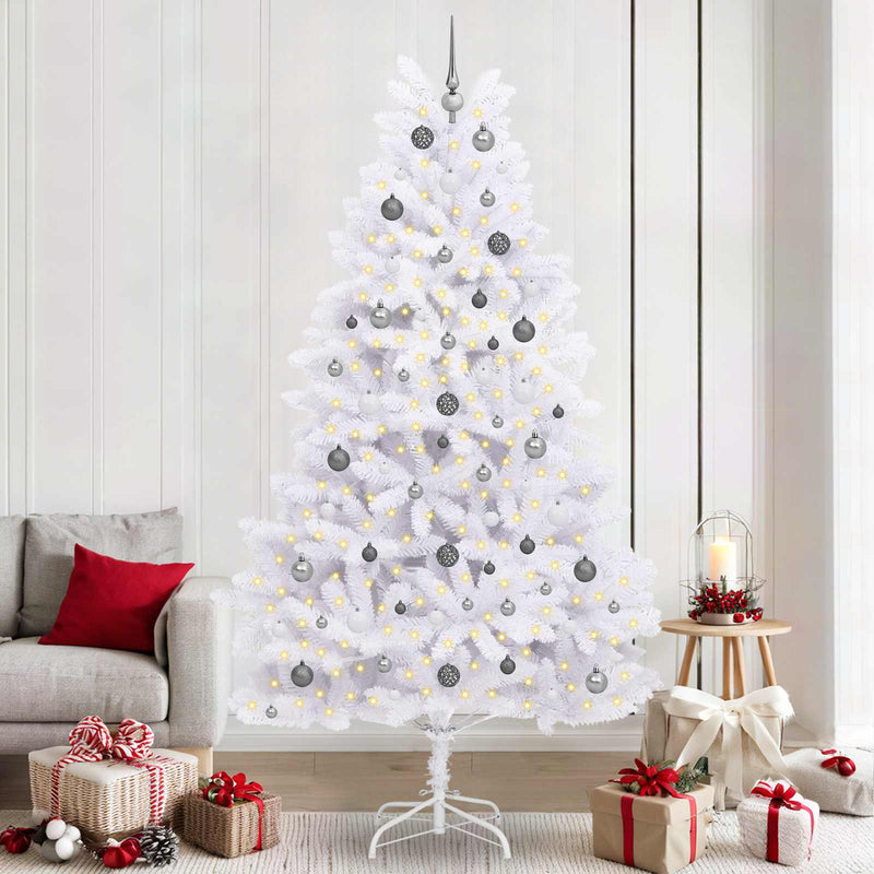 Load image into Gallery viewer, Vidaxl kunstkerstboom wit 120 x 120 x 240 cm pvc en metaal
