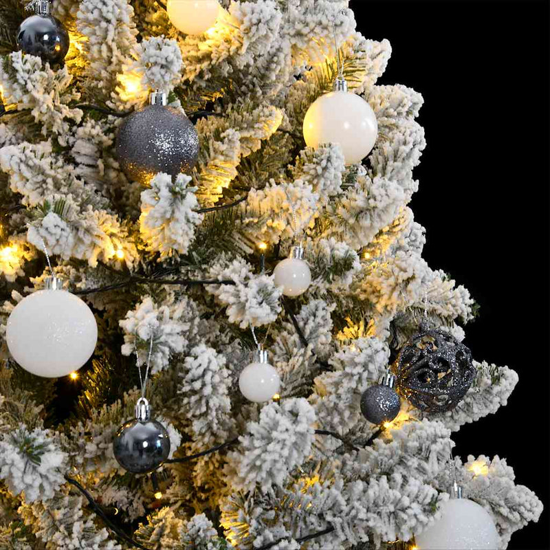 Load image into Gallery viewer, Vidaxl kunstkerstboom met scharnieren 300 led's en kerstballen 300 cm
