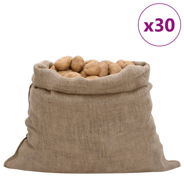 Vidaxl jutezakken 30 stuks 220 g m² 100x110 cm 100% jute