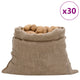 Vidaxl jutezakken 30 stuks 220 g m² 100x110 cm 100% jute