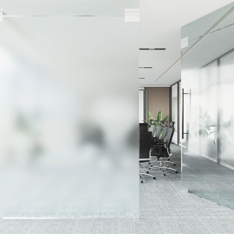 Load image into Gallery viewer, Vidaxl raamfolie statisch mat transparant grijs 45 x 1000 cm pvc
