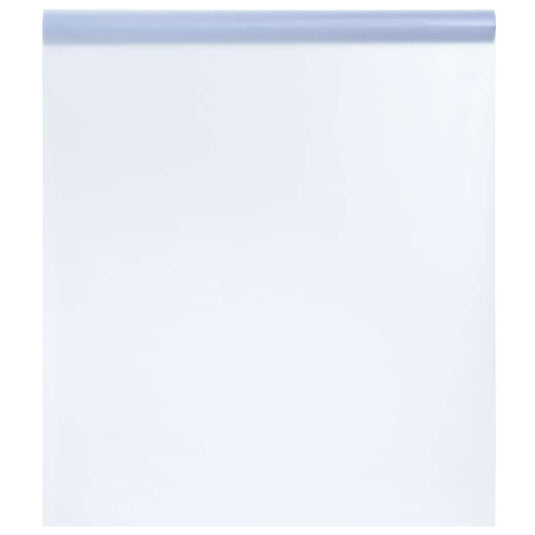 Vidaxl raamfolie statisch mat grijs 60 x 1000 cm pvc