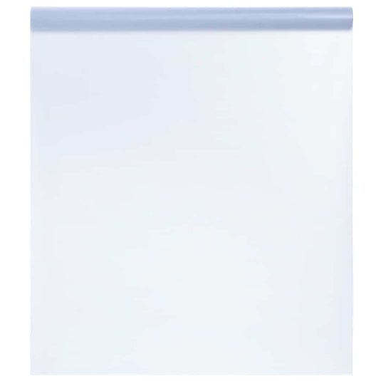 Vidaxl raamfolie statisch mat grijs 90 x 500 cm pvc