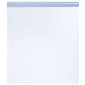 Vidaxl raamfolie statisch mat grijs 90 x 1000 cm pvc