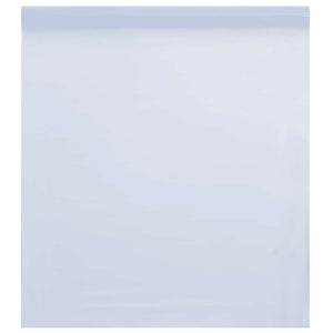 Vidaxl window film verstelbaar frosted wit 17.7 x 393.7 in pvc