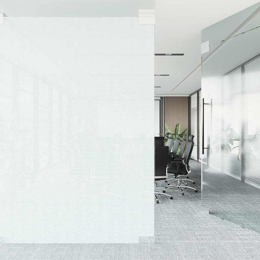 Vidaxl raamfolie statisch mat wit 45x1000 cm pvc