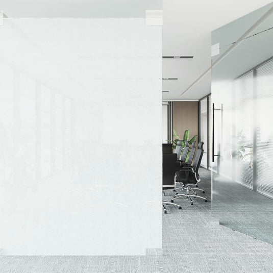 Vidaxl raamfolie statisch mat wit 60x500 cm pvc