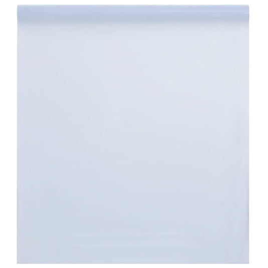 Vidaxl raamfolie statisch mat wit 90x2000 cm pvc