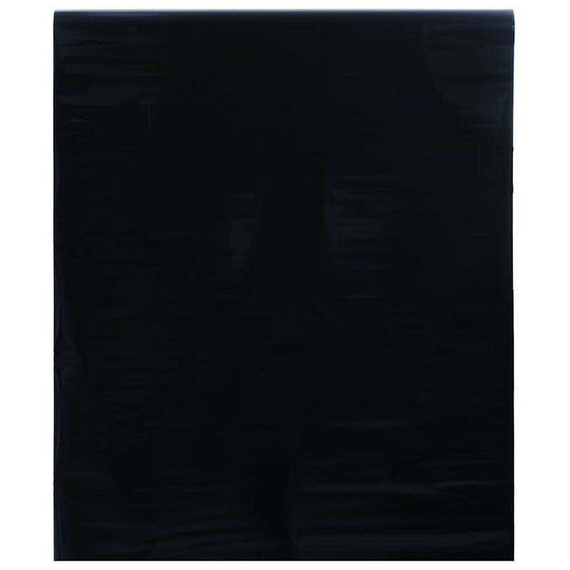 Load image into Gallery viewer, Vidaxl raamfolie statisch matzwart 45 x 1000 cm pvc
