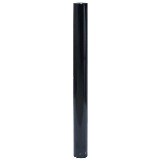 Vidaxl raamfolie statisch matzwart 90 x 500 cm pvc