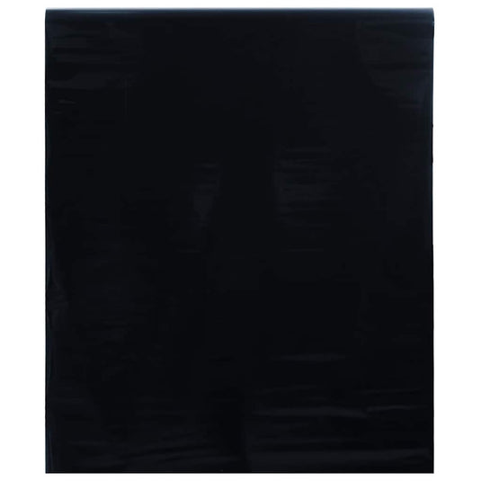Vidaxl raamfolie statisch matzwart 90 x 2000 cm pvc