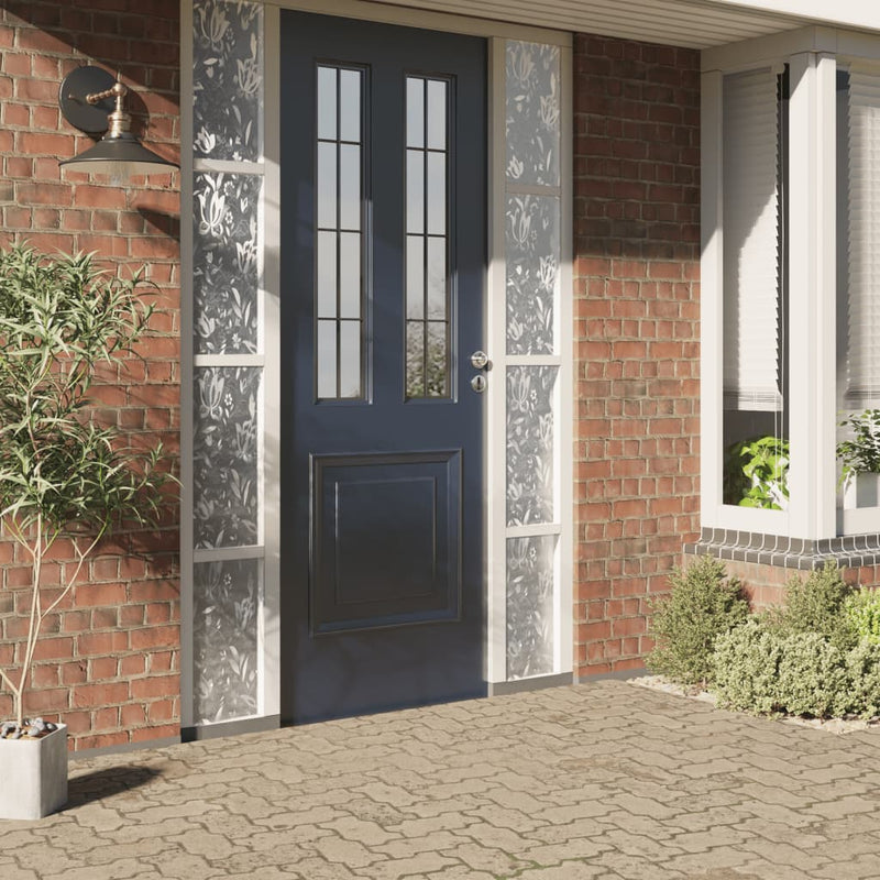 Load image into Gallery viewer, Vidaxl raamfolie bloemenpatroon mat 60x500 cm pvc
