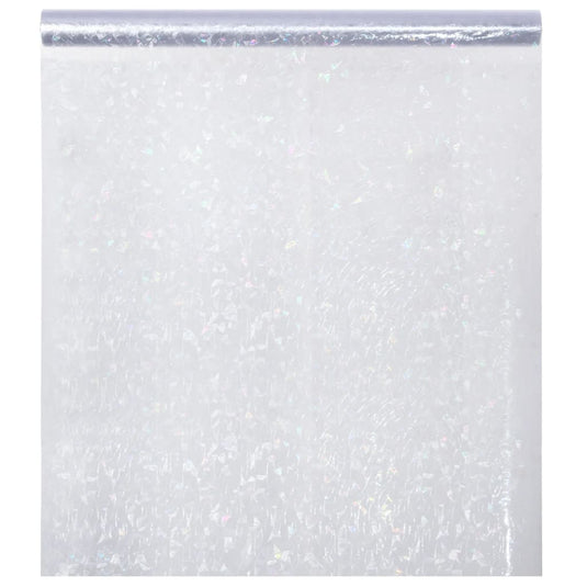 Vidaxl raamfolie 3d regenboogpatroon mat 45x500 cm pvc