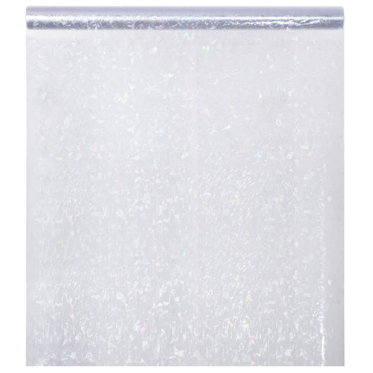 Vidaxl raamfolie 3d regenboogpatroon mat 45x2000 cm pvc