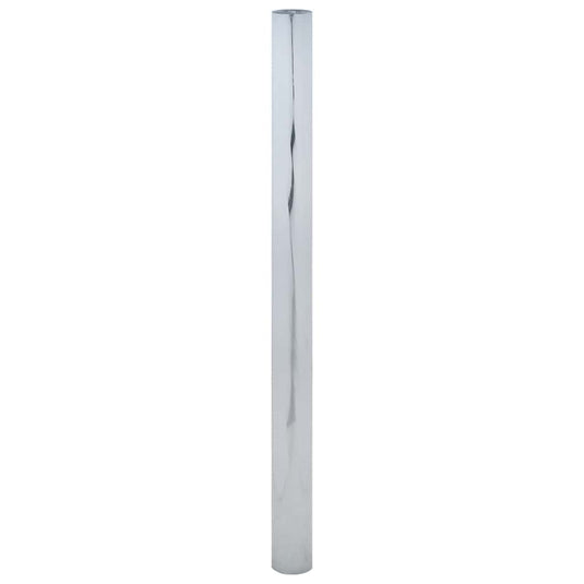 Vidaxl zonnefolie statisch reflecterend 45x2000 cm pvc zilverkleurig