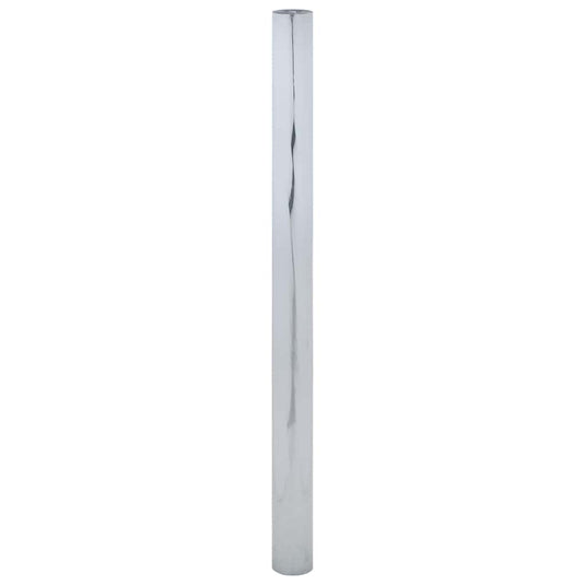 Vidaxl zonnefolie statisch reflecterend 60x2000 cm pvc zilverkleurig