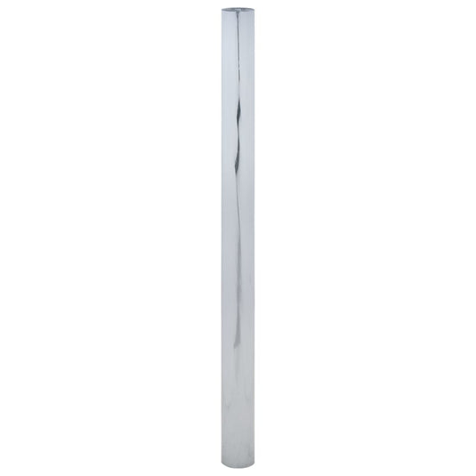 Vidaxl zonnefolie statisch reflecterend 60x2000 cm pvc zilverkleurig